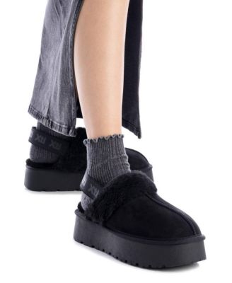 Women's Winter Suede Clogs By XTI