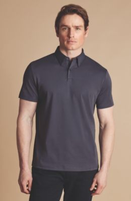 Plain Short Sleeve Jersey Polo