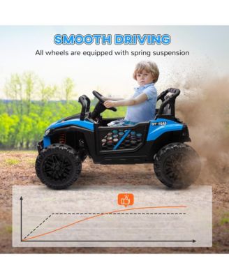 12V Ride On Truck UTV Toy with 4-Wheel Suspension