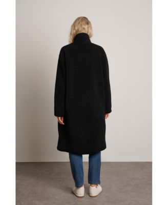 Maternity Teddi Baby Wearing Long Coat