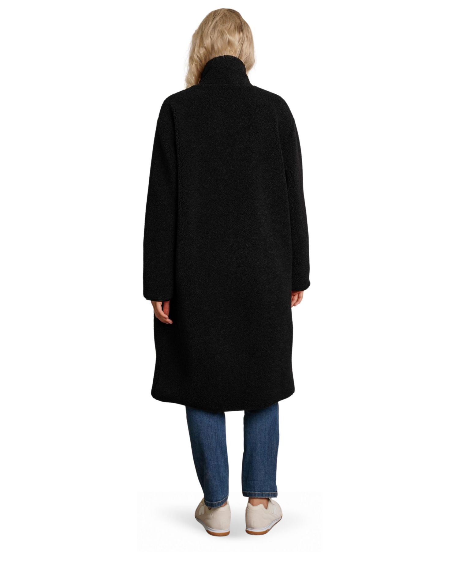 Women's Teddi Baby Wearing Long Coat