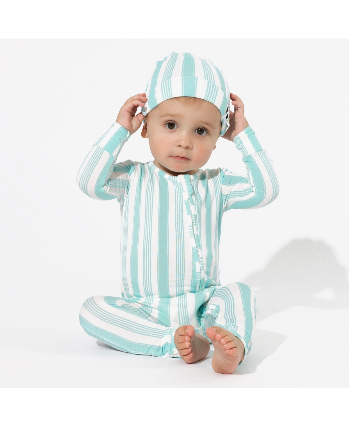 Bellabu Bear Baby UnisexConvertible Footie - Slumber stripes