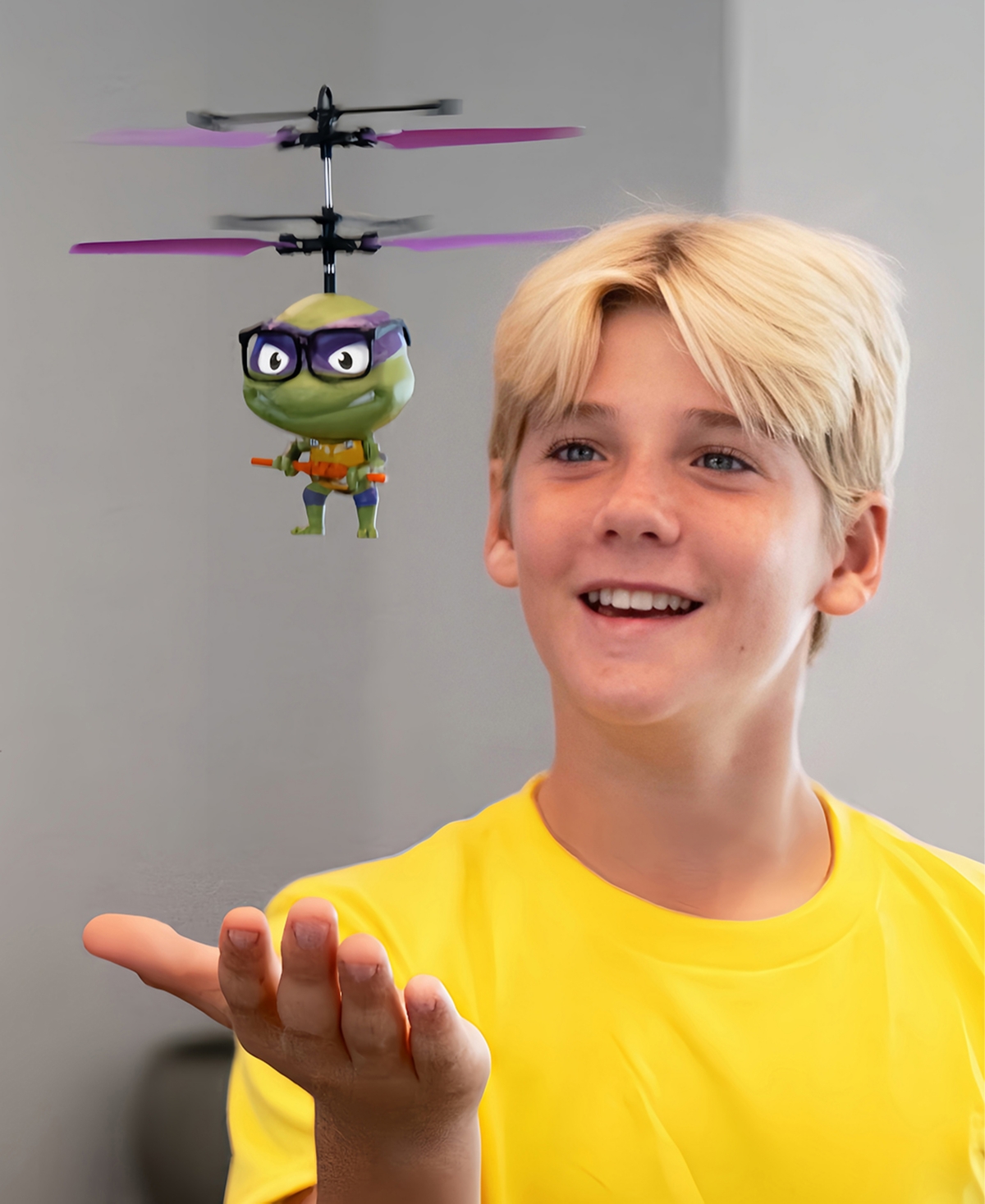World Tech Toys Tmnt Donatello Flying Ufo Helicopter In Multi