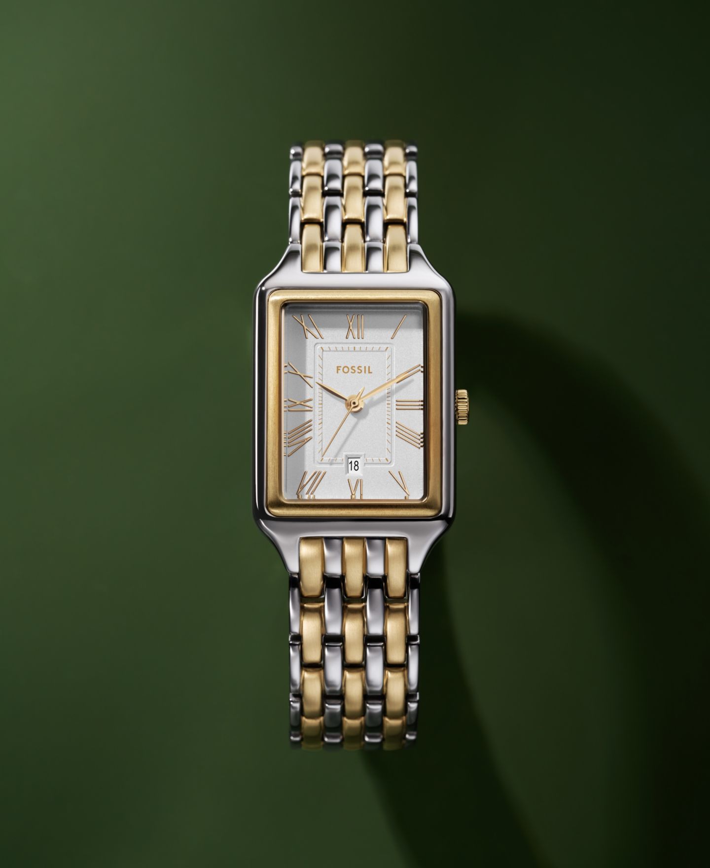 Женские часы Fossil Quartz Two-Tone Stainless Steel Watch 23mm — фото 2