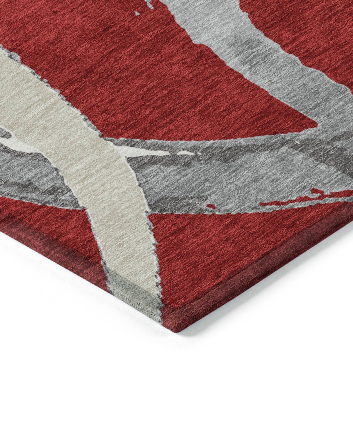 Addison Chantille Machine Washable Acn1022 10'x14' Area Rug In Red