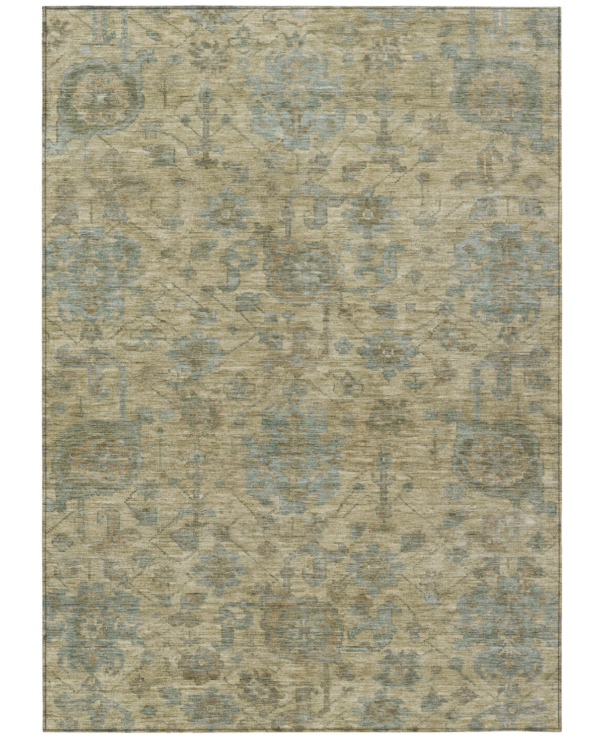 Addison Chantille Machine Washable Acn1105 9'x12' Area Rug In Beige