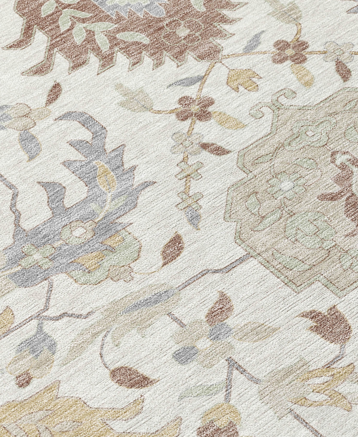Addison Chantille Machine Washable Acn1026 9'x12' Area Rug In Ivory