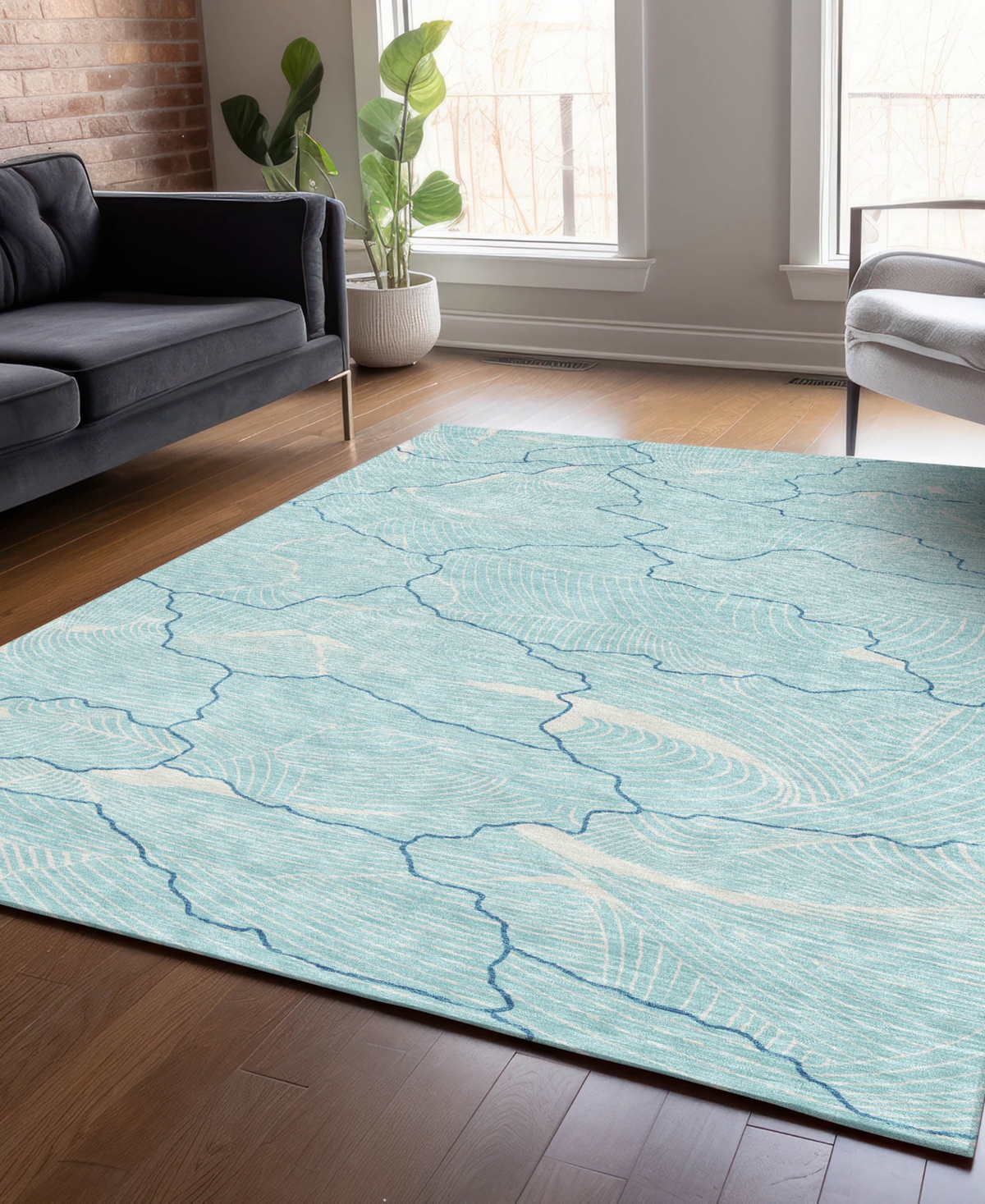 Addison Chantille Machine Washable ACN1048 5'x7'6" Area Rug
