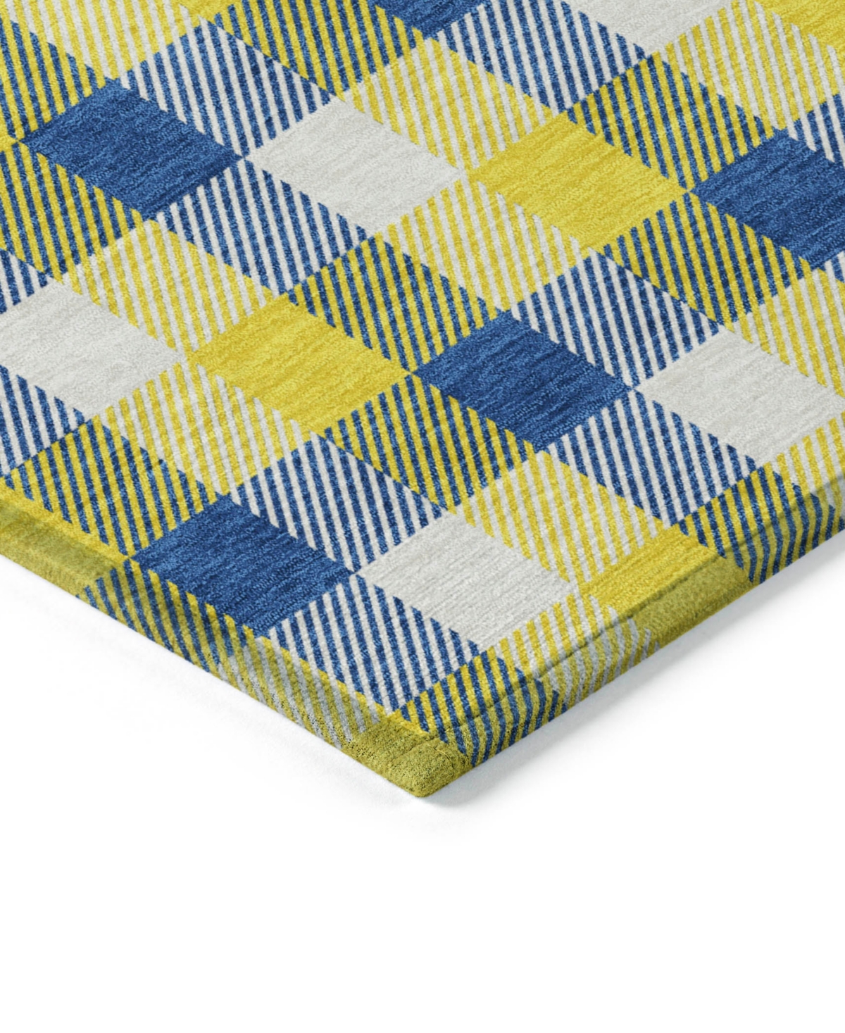 Addison Chantille Mahine Washable Acn1053 3'x5' Area Rug In Yellow