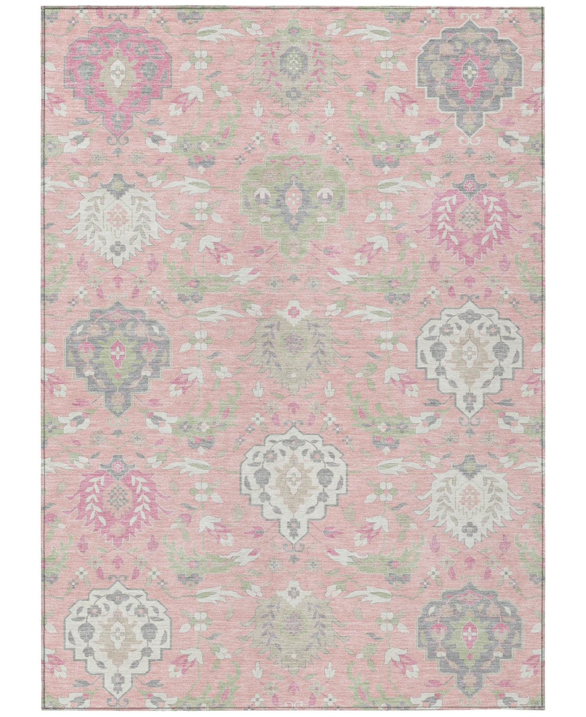 Addison Chantille Machine Washable Acn1026 5'x7'6 Area Rug In Pink