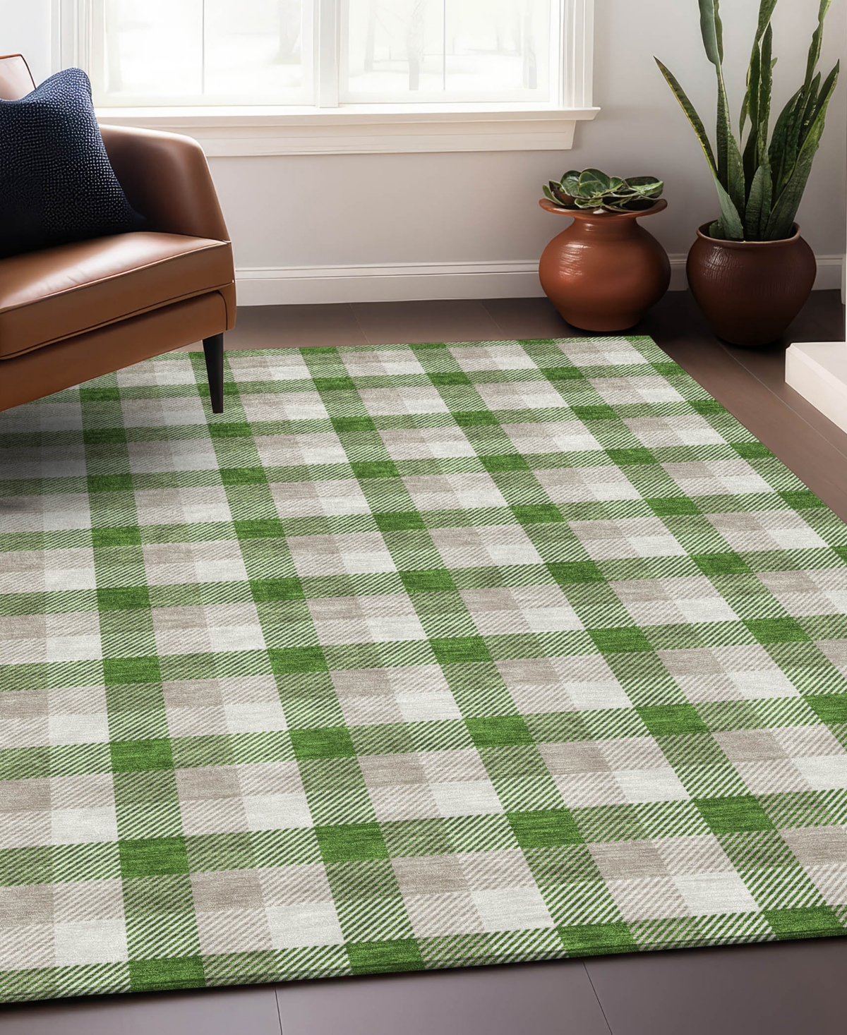 Addison Chantille Mahine Washable Acn1053 2'6"x3'10" Area Rug In Jade