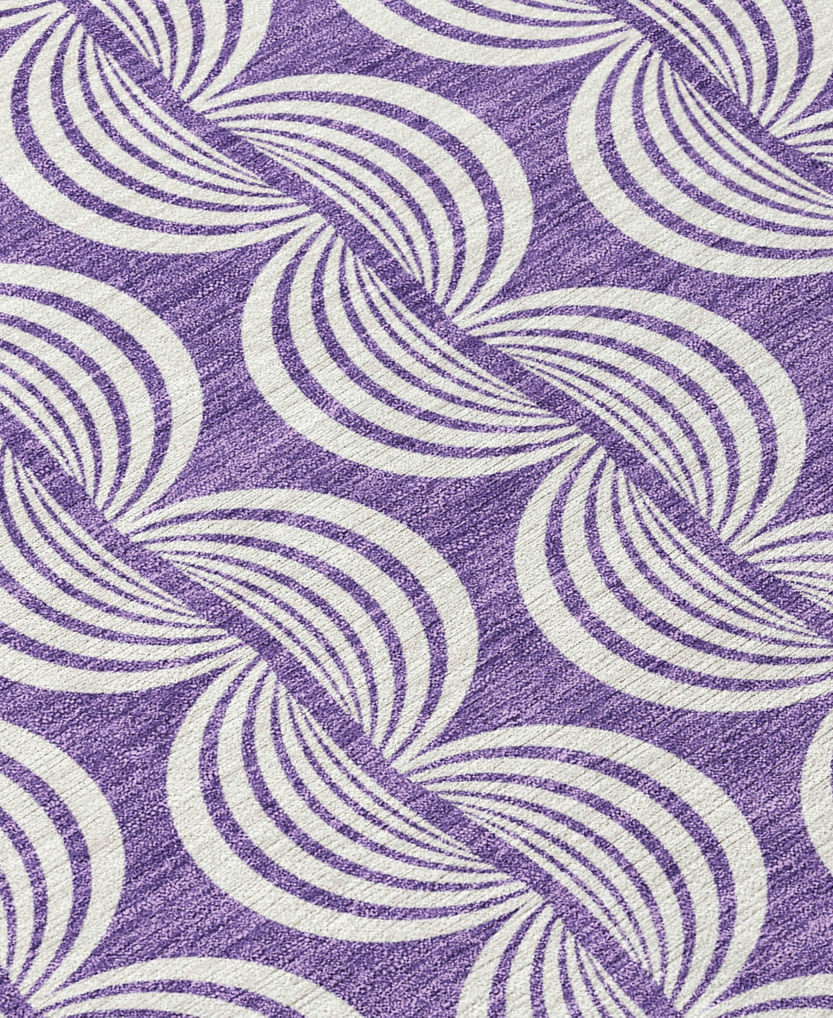 Addison Chantille Mahine Washable Acn1055 2'3"x7'6" Runner Area Rug In Purple
