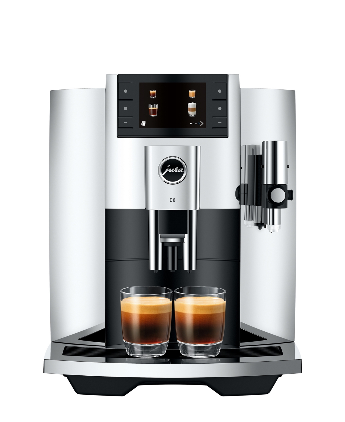 Jura E8 Automatic Coffee Machine In Chrome