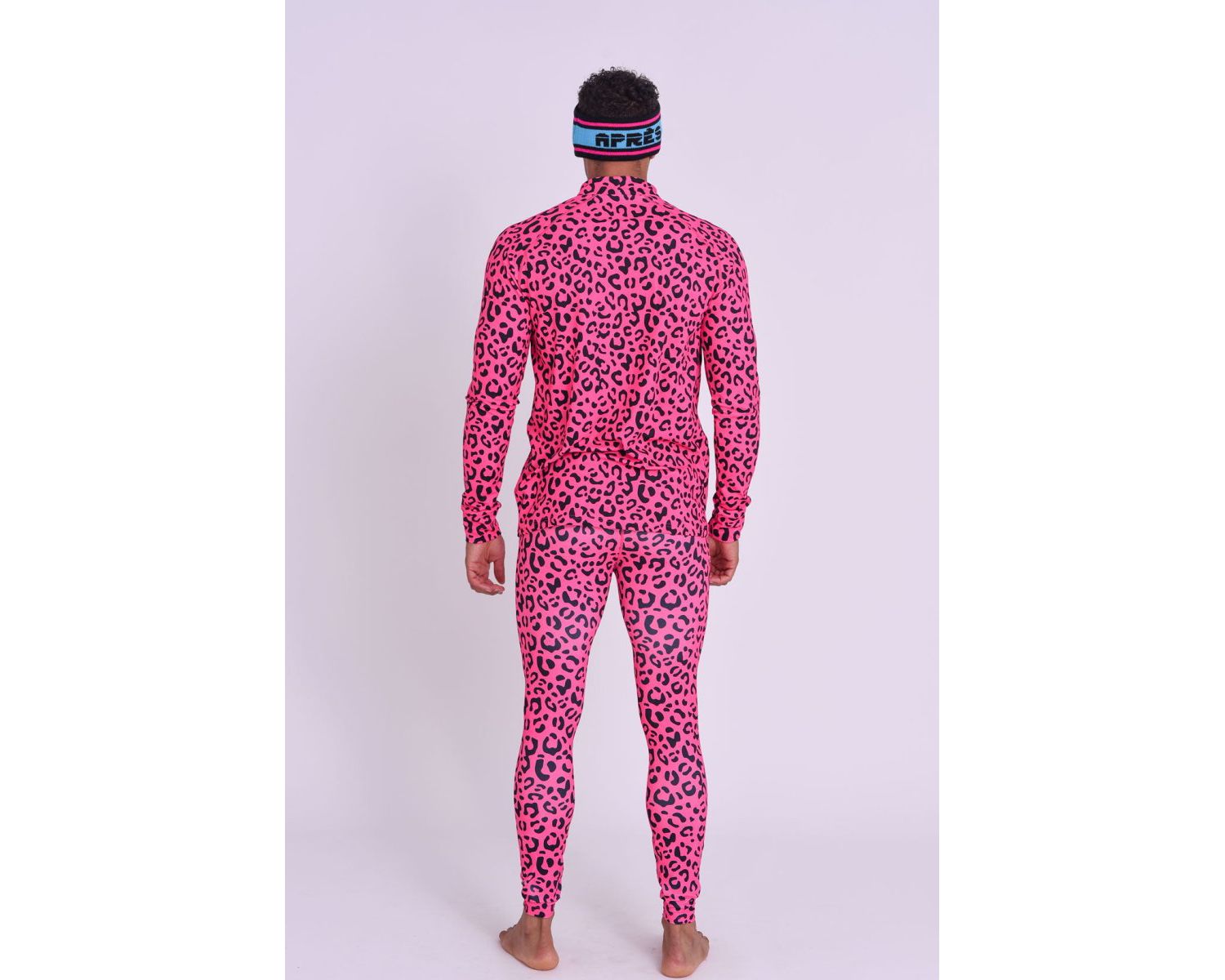 Men's Baselayer Pant - Hotel California Pink Leopard
