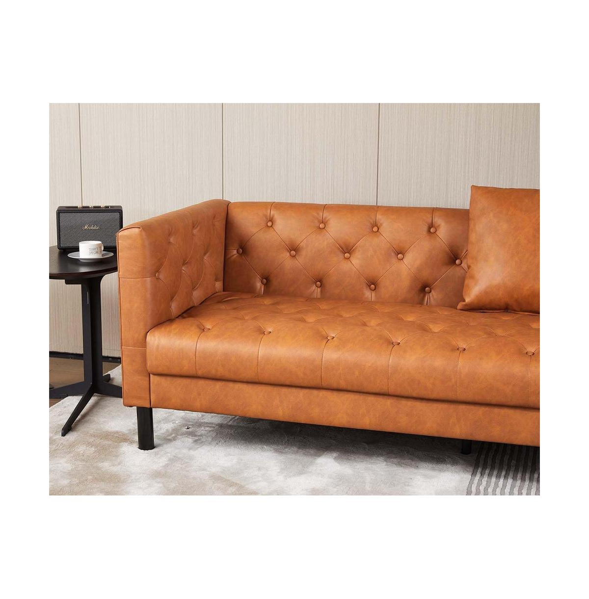 gaomon Modern Leather Sofa Couch for Living Room, 81