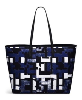 Southwell Gardens Abstract Geo Large Open Top Tote Bag