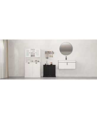  Two-Compartment Tilt-Out Laundry Sorter Cabinet