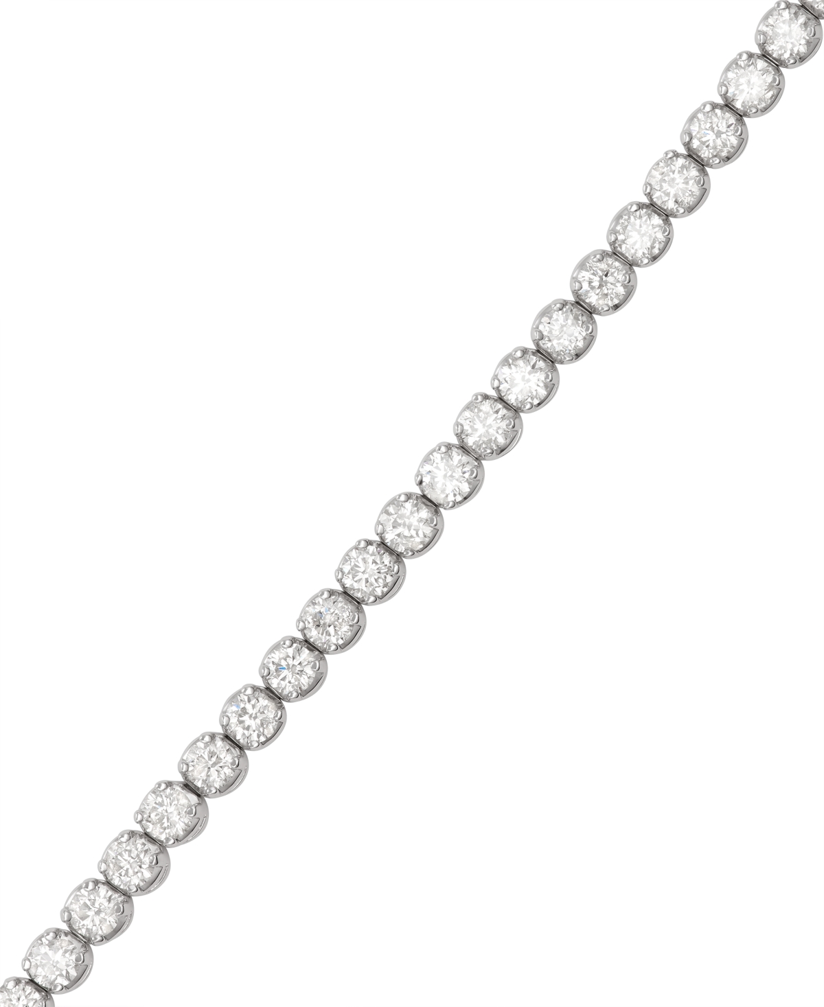 MACY'S DIAMOND LINK BRACELET (8 CT. T.W.) IN 14K WHITE GOLD 