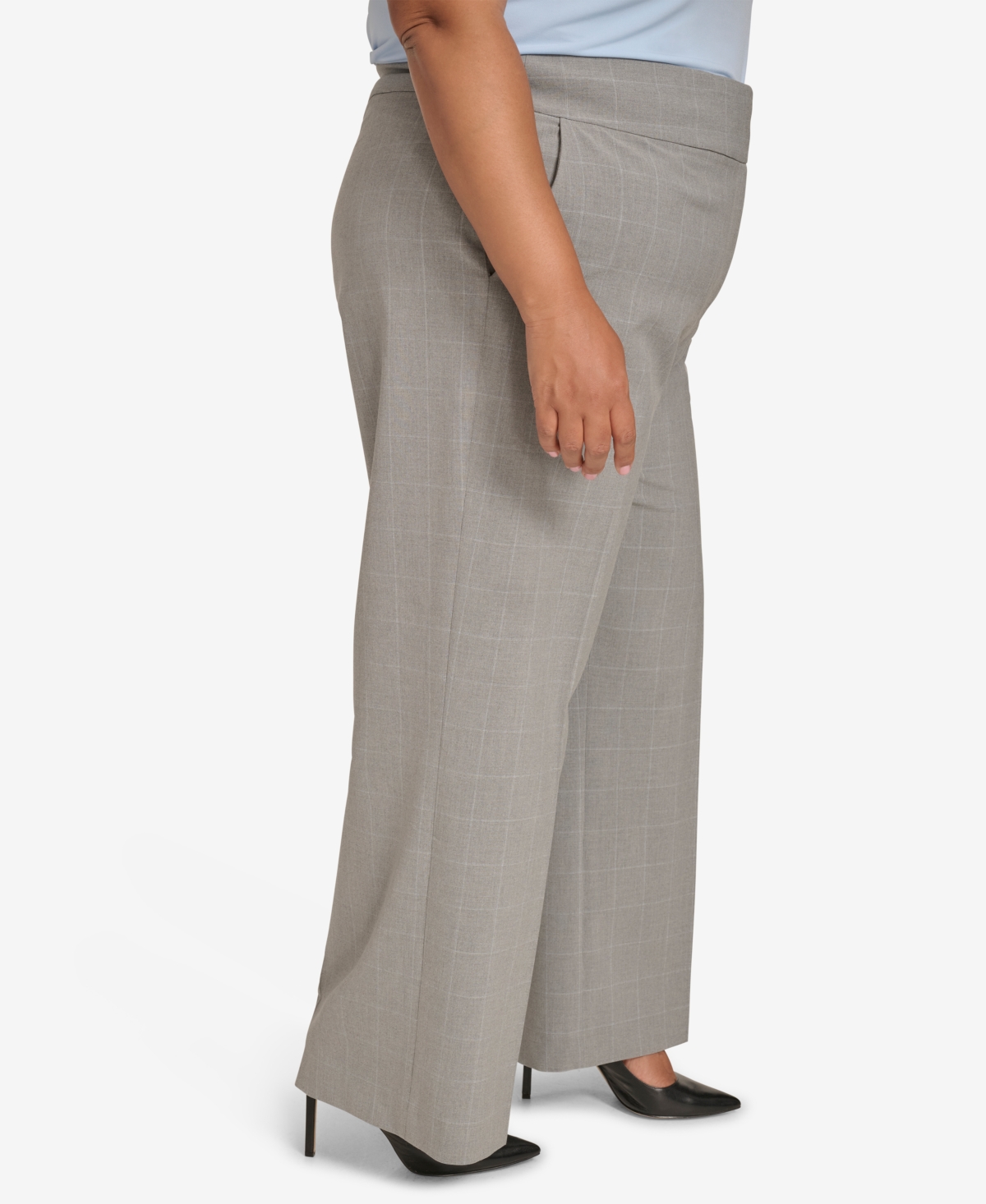 CALVIN KLEIN PLUS SIZE WIDE-LEG PANTS 