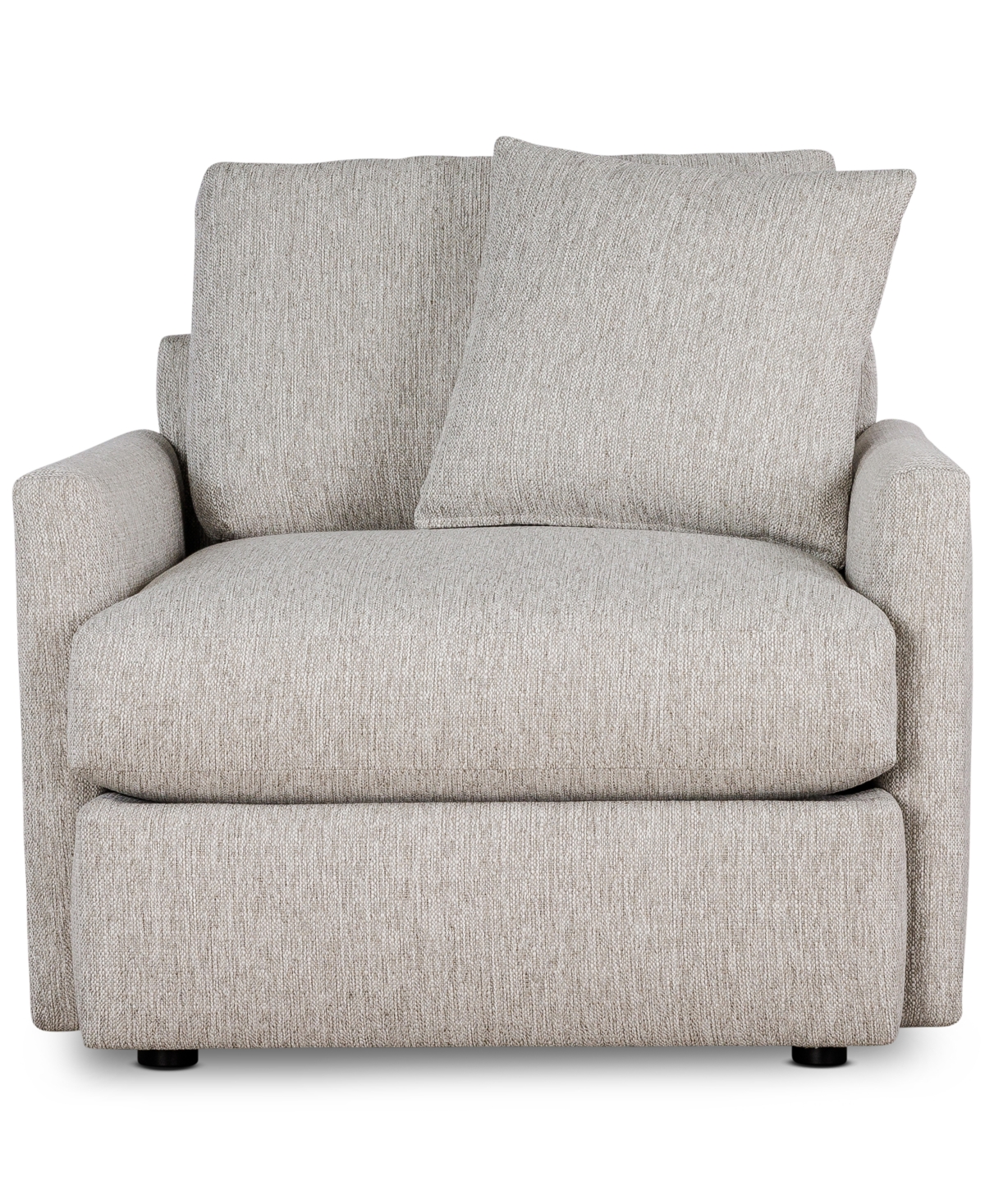 Macy's Tilmar Fabric Arm Chair With Deep Seating, Exclusively At  In Pebble