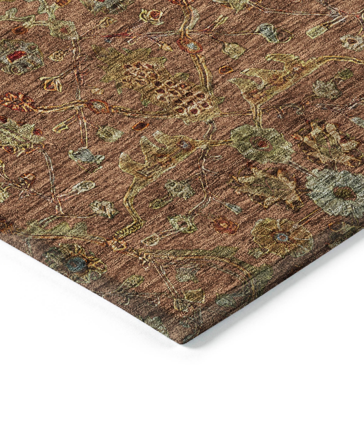 Addison Chantille Machine Washable Acn1130 5'x7'6" Area Rug In Paprika