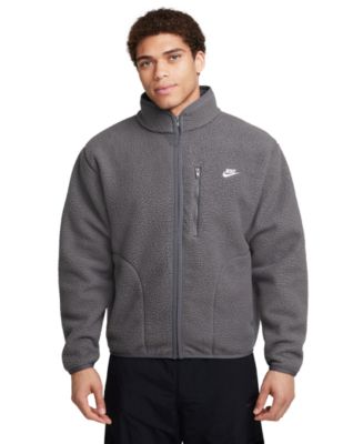 NIKE AS M NK CLUB+ SHERPA WNTR CREW IRON GREY/BLACK（ナイキ