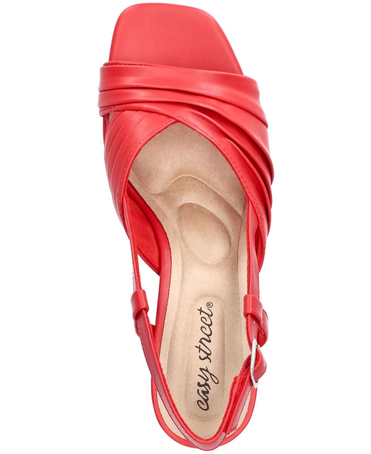 EASY STREET WOMEN'S LUCIE SQUARE TOE SANDALS 