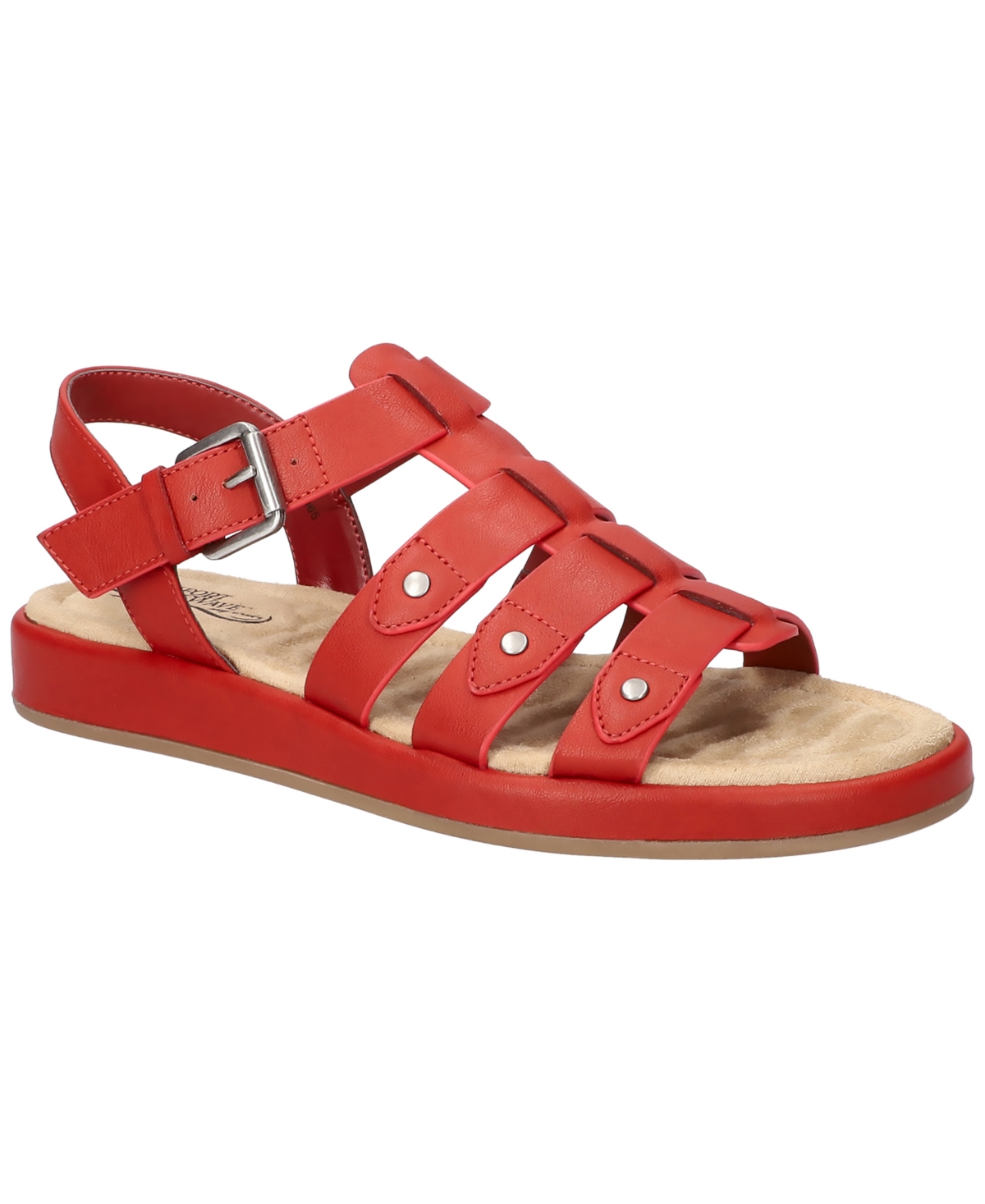 EASY STREET WOMEN'S CHIRP GLADIATOR BUCKLE SANDALS 