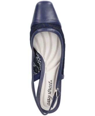 Women's Fortune Square Toe Slingback Pumps