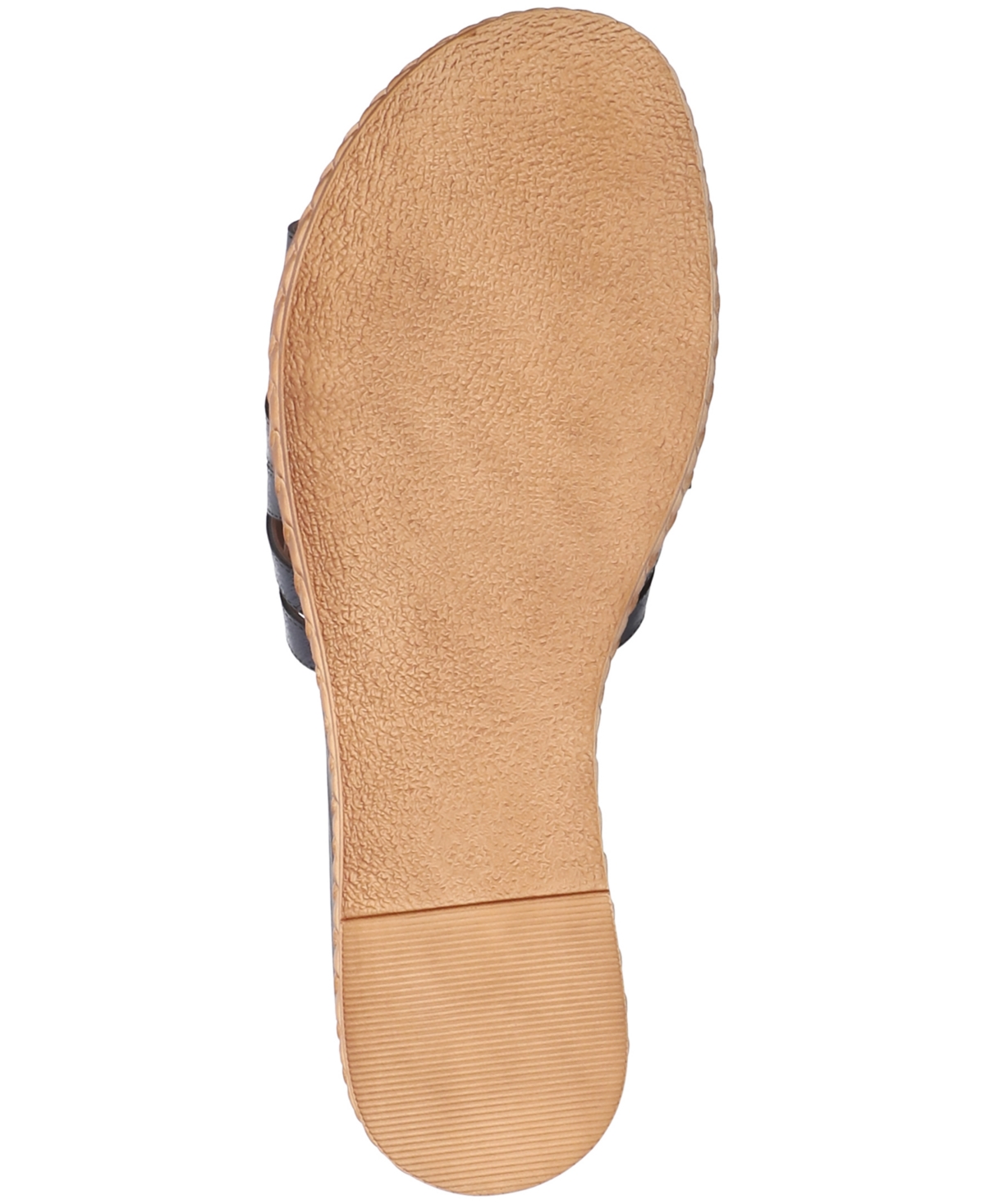 Shop Easy Street Women's Edda Wedge Heel Sandals In Navy