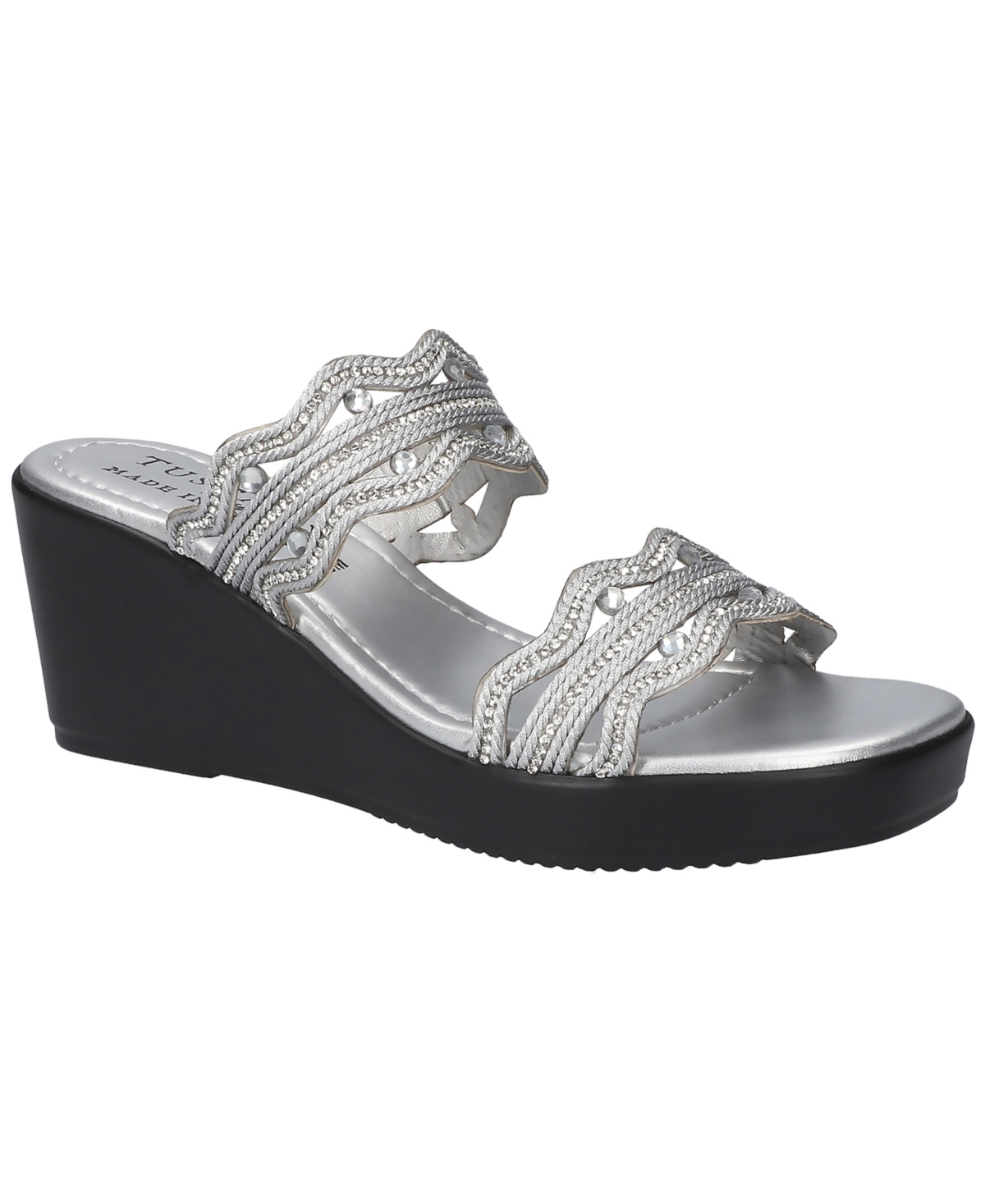 EASY STREET WOMEN'S SELVA WEDGE HEEL SANDALS 