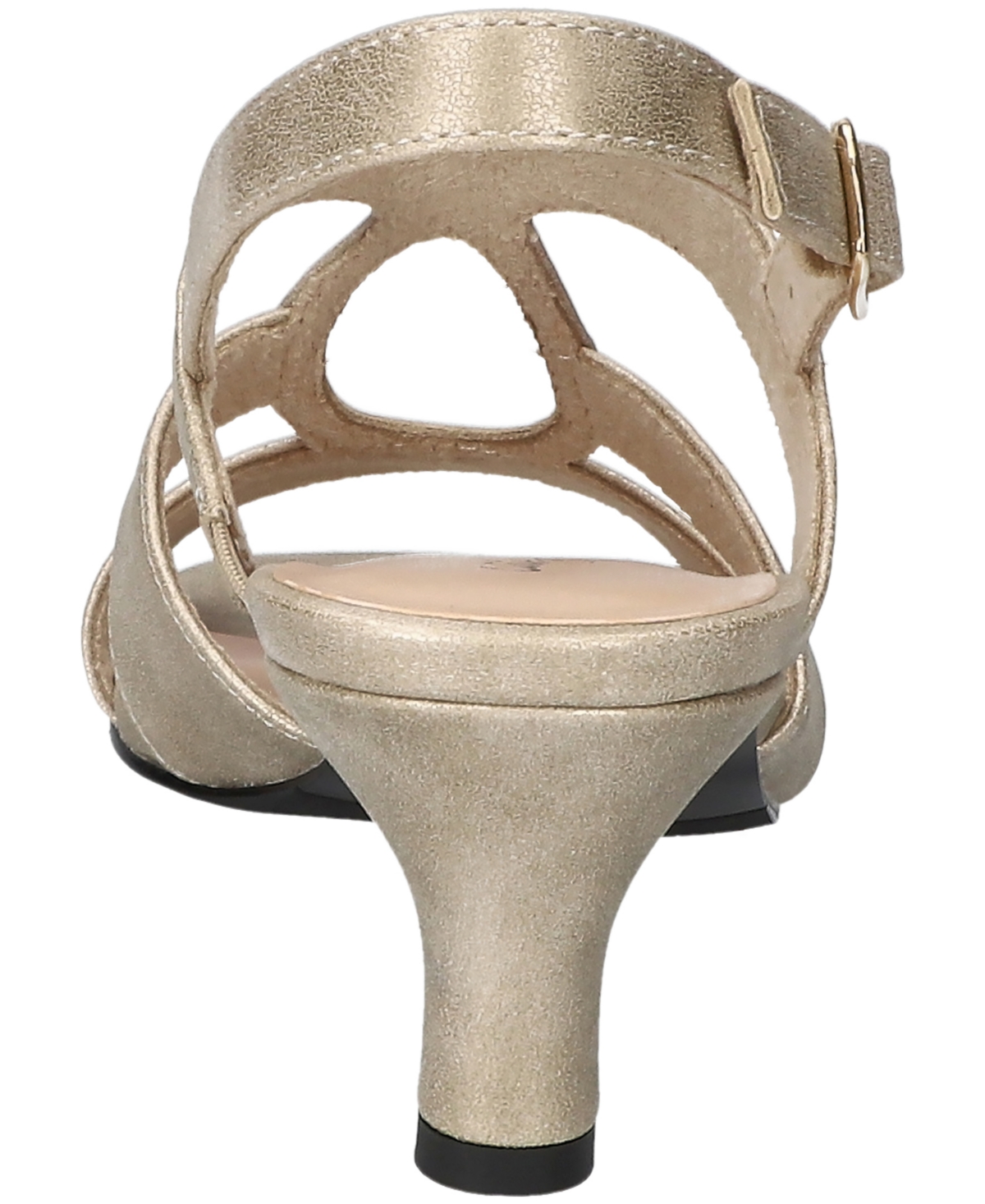 EASY STREET WOMEN'S ZELLA KITTEN HEEL SANDALS 