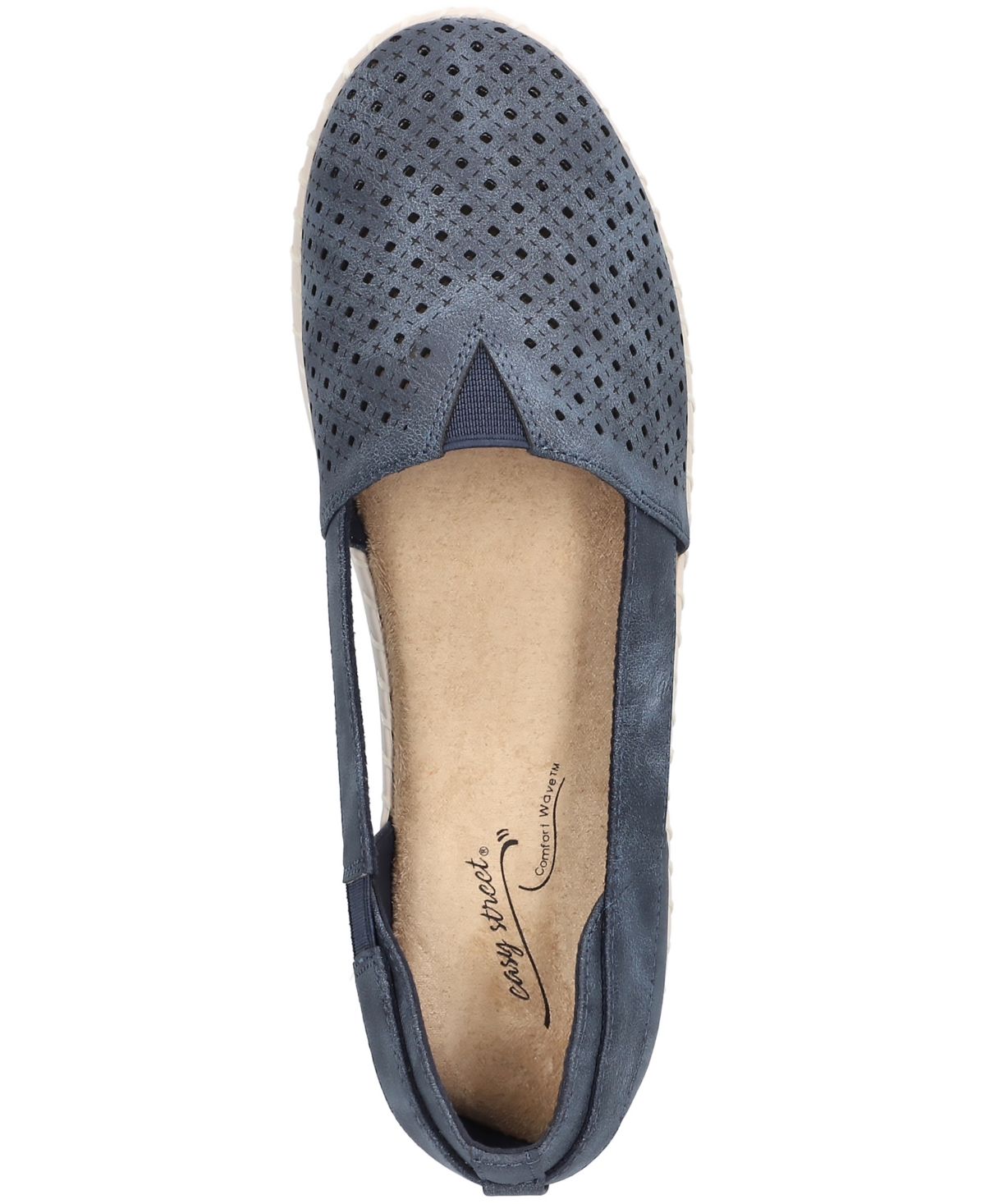 EASY STREET WOMEN'S FEDRA COMFORT SLIP-ON FLATS 