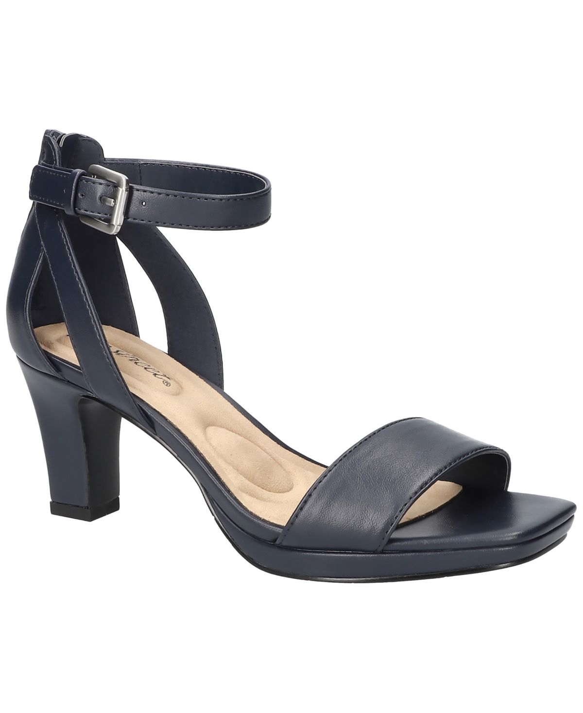 EASY STREET WOMEN'S RO SQUARE TOE HEELED SANDALS 