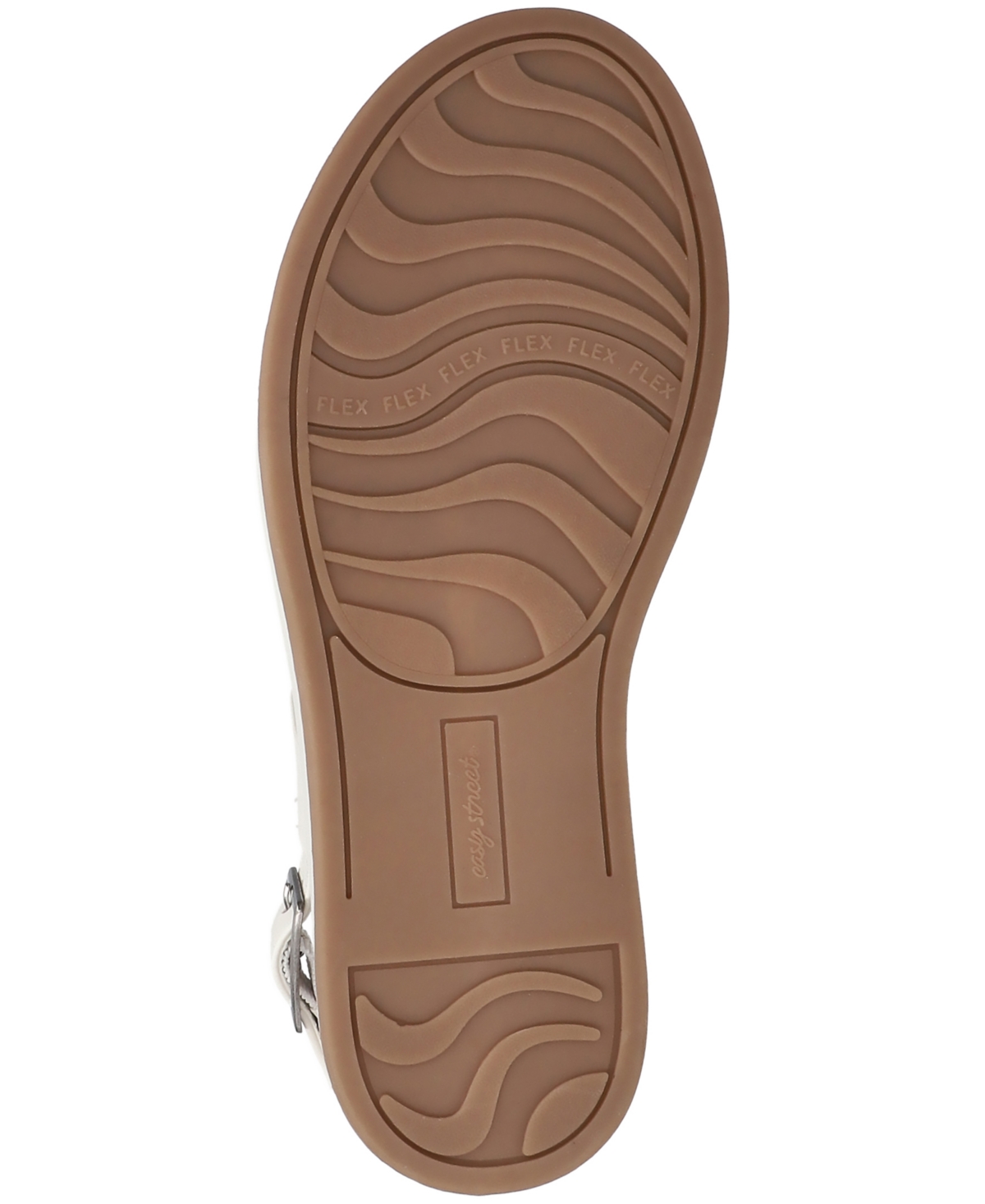 Shop Easy Street Women's Tampa Comfort Platform Sandals In White