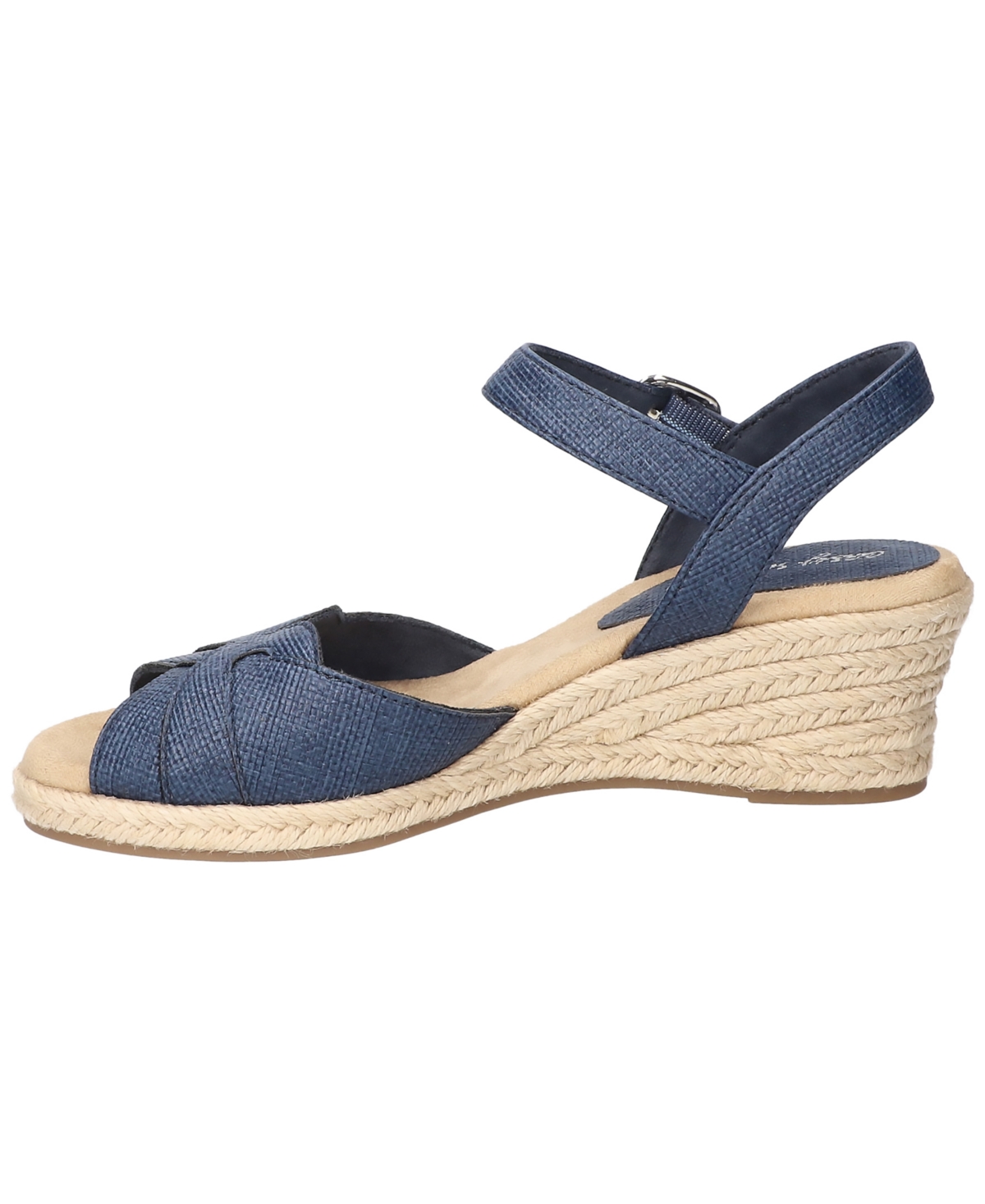 EASY STREET WOMEN'S MIRAMAR ESPADRILLE WEDGE HEEL SANDALS 