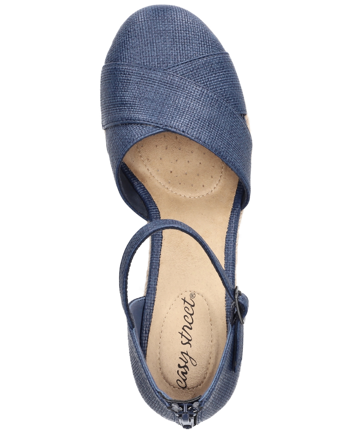 EASY STREET WOMEN'S COAST ESPADRILLE WEDGE SANDALS 