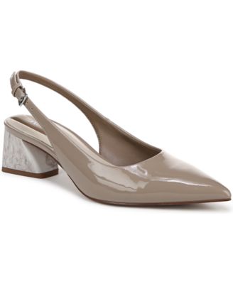 Franco Sarto - Racer Pointed Toe Block Heel Slingback Pumps