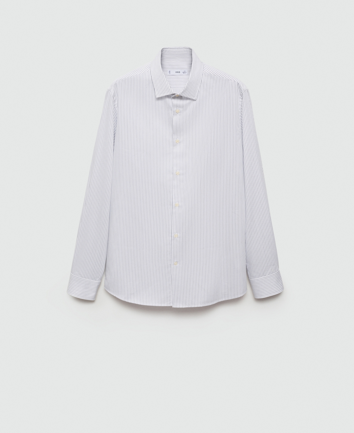 Mango Men's Slim-fit Striped Cotton Shirt In White