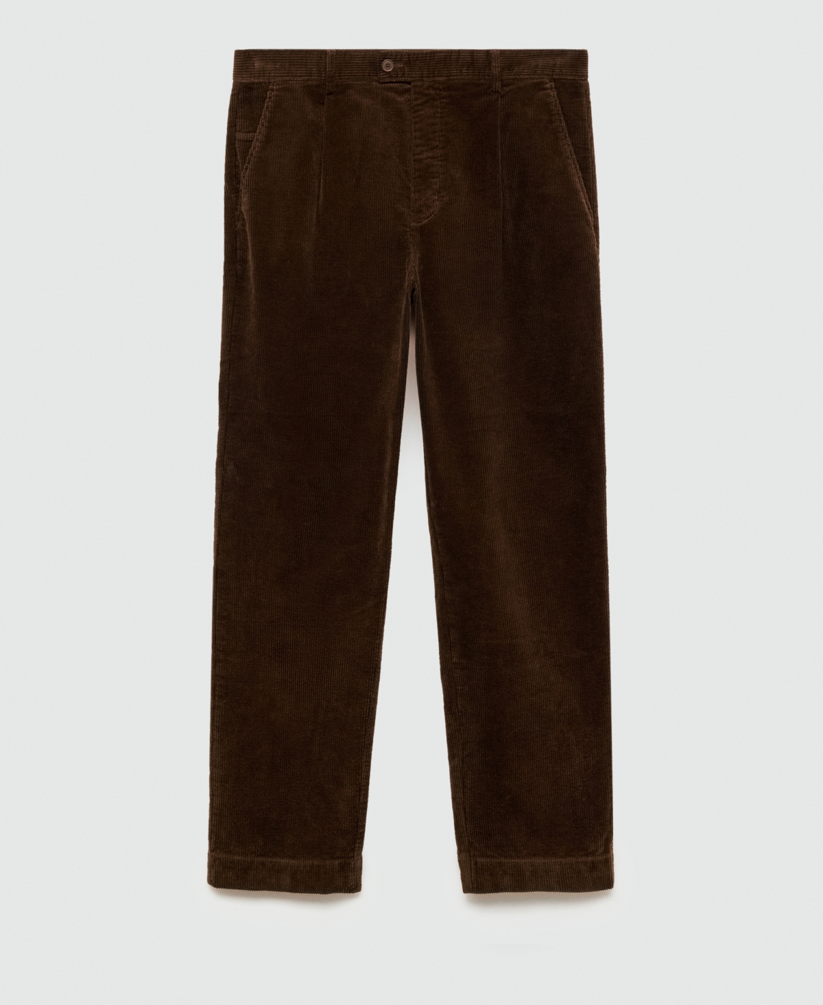 Mango Men's Regular-Fit Corduroy Pants