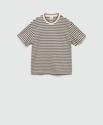 Men's Relaxed-Fit Striped T-Shirt