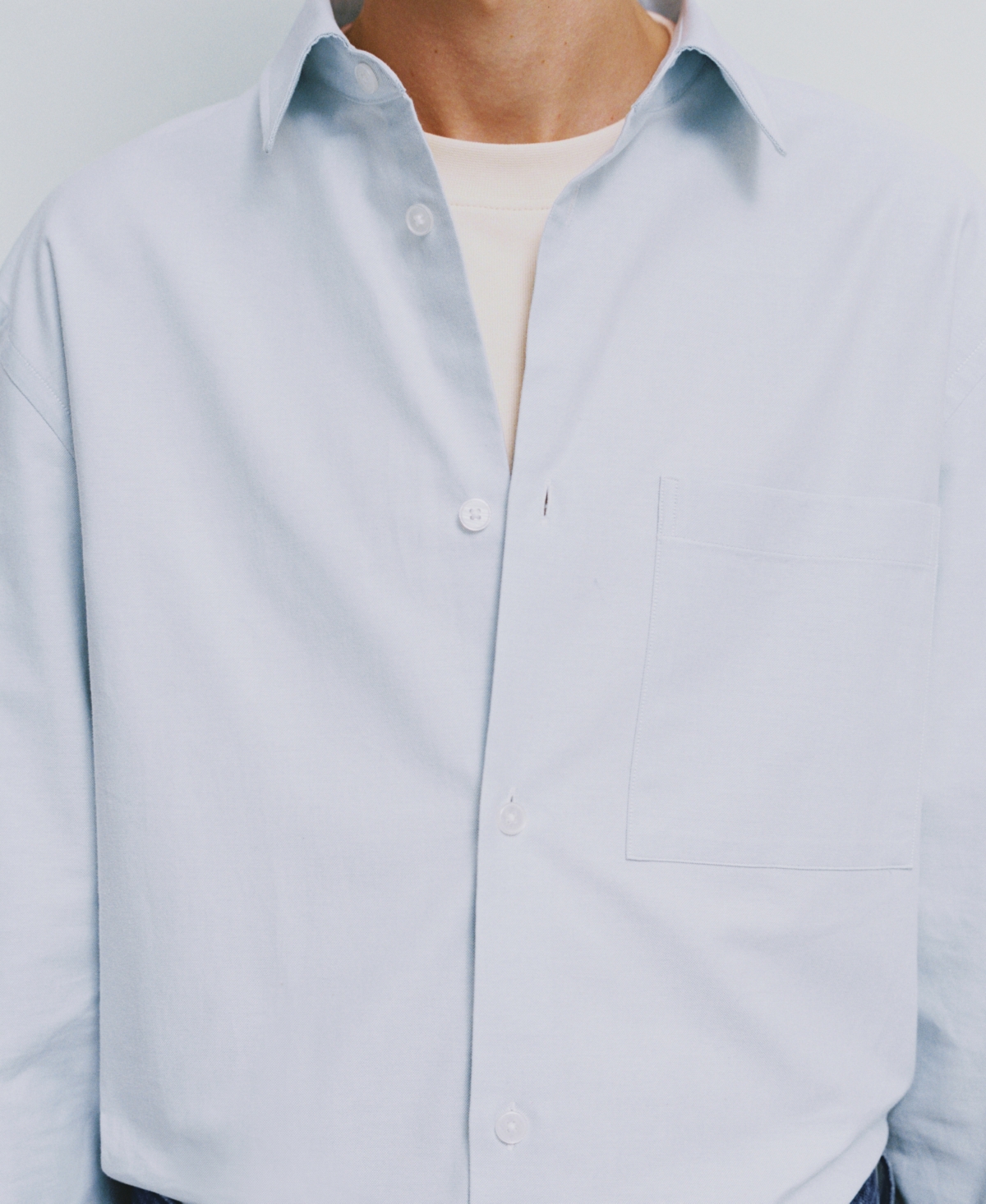 Mango Men's Regular-Fit Oxford Cotton Shirt