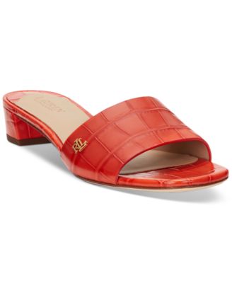 Lauren Ralph Lauren★ Women's Fay Logo Dress サンダル Lauren Ralph Lauren Women's Fay Logo Dress Sandals - Macy's