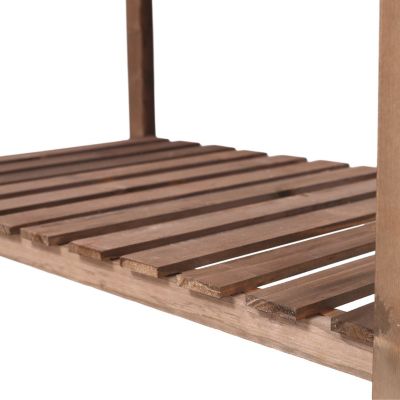 8-Pocket Raised Garden Bed with Foldable Table