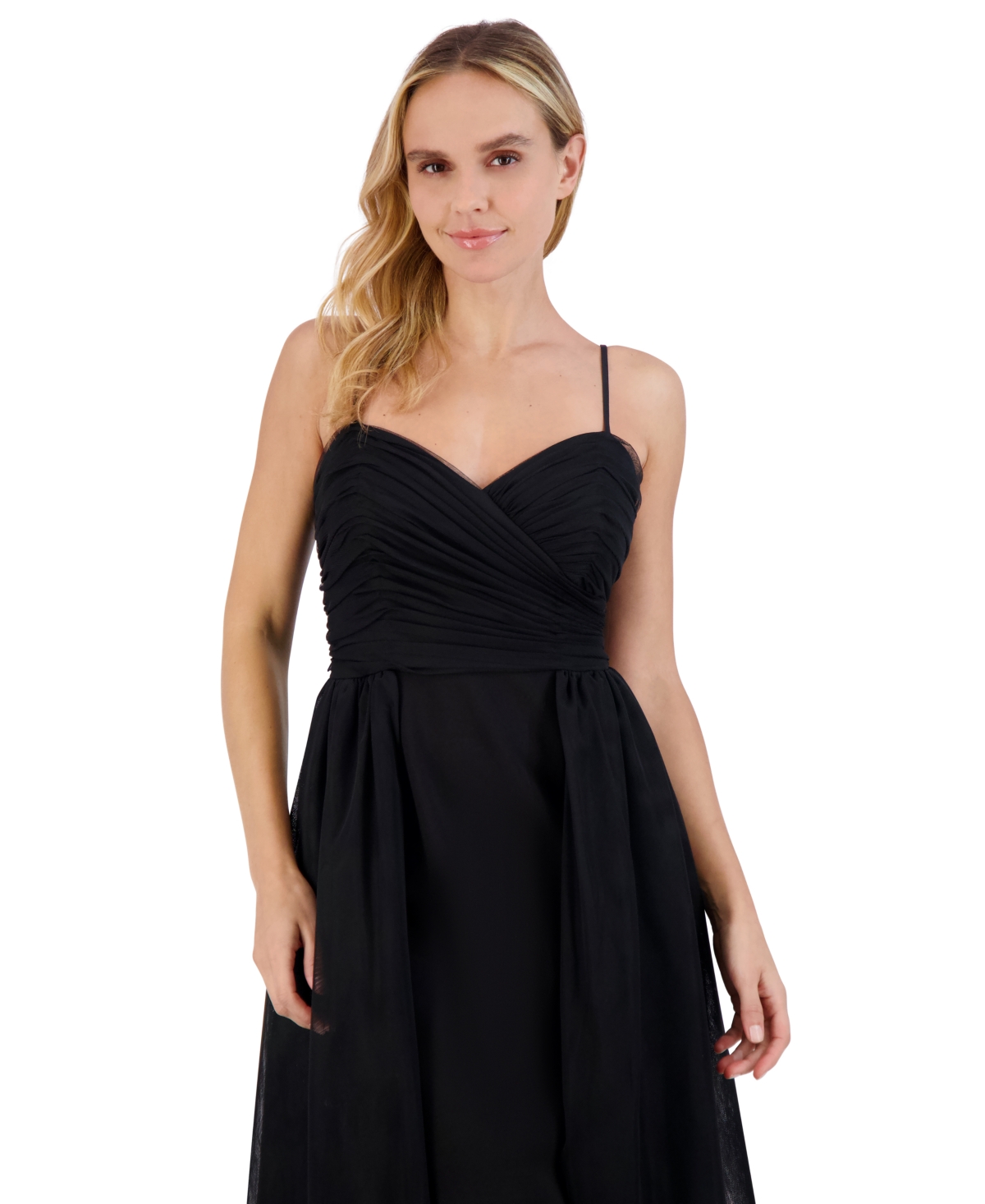 ELIZA J WOMEN'S TULLE BUSTIER-BODICE BALL GOWN 