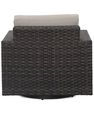 CLOSEOUT! Ember Outdoor Swivel Chair, Created for Macy's