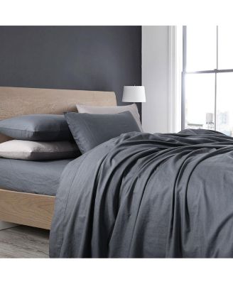 Belgian Flax Linen Cotton Sheet Set, Twin XL