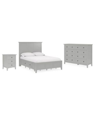 Hedworth King Storage 3-Pc. Set (Bed, Dresser &amp; Nightstand)