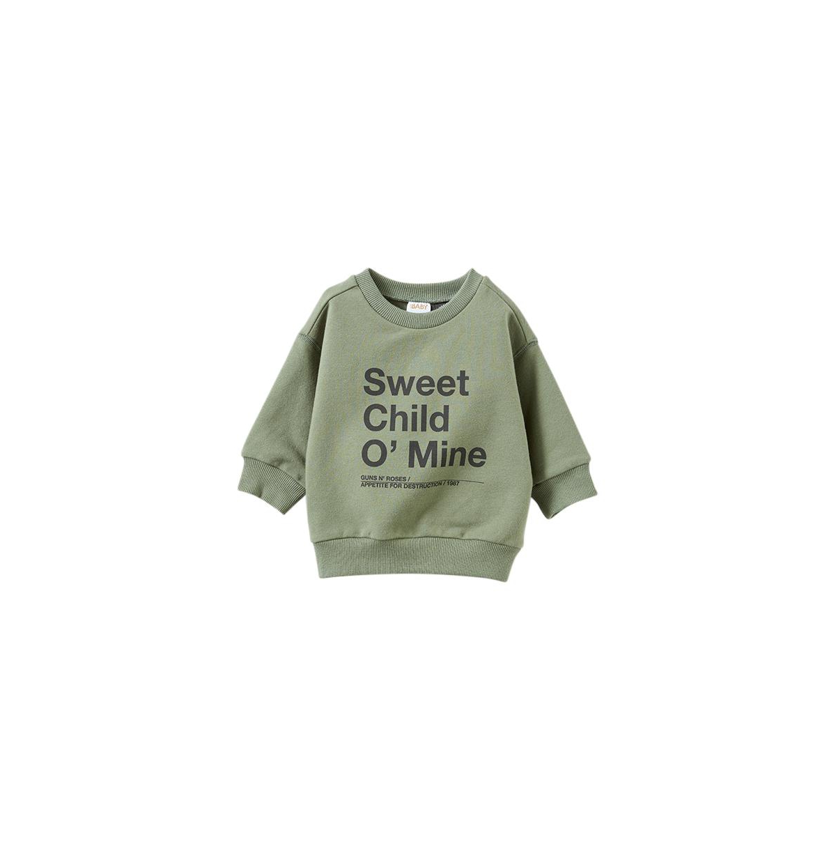 Cotton On Baby Boys Alma Drop Shoulder Sweater Lcn -sweet child o