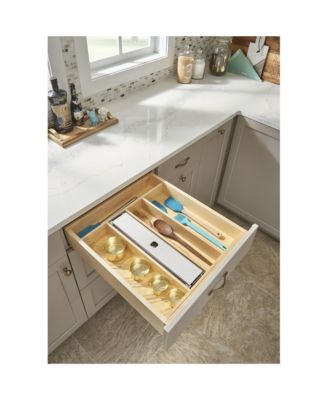 Trim-to-Fit Shallow Drawer Organizer Insert, 18.5 x 22 In, 4WUT-1SH
